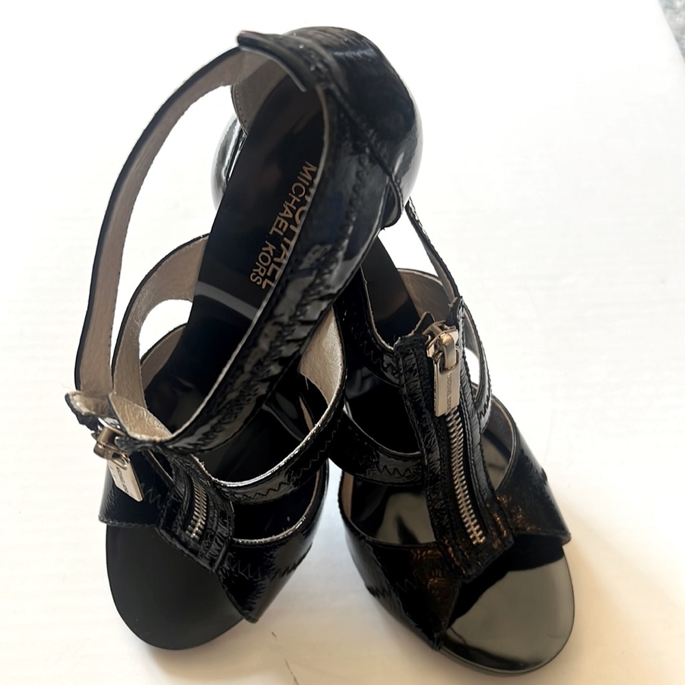 Black Michael Kors Patent Leather Heels (US Women’s Size 5.5)